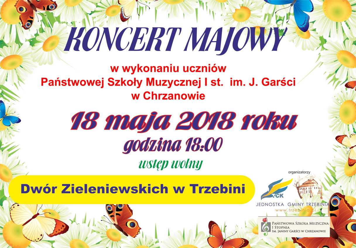 PSM Chrzanów koncert majowy 2018