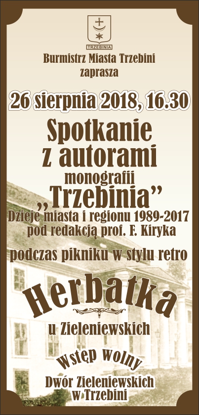 Monografia "Trzebinia" - spotkanie autorskie 
